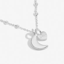 Load image into Gallery viewer, MOTHER&#39;S DAY A LITTLE NECKLACE  LOVE YOU TO THE MOON AND BACK MUM  Silver Plated  Necklace
