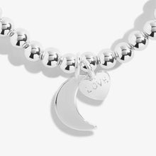 Load image into Gallery viewer, MOTHER&#39;S DAY A LITTLE  LOVE YOU TO THE MOON AND BACK MUM  Bracelet  Silver Plated
