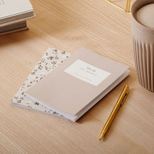 Load image into Gallery viewer, DUO NOTEBOOK  MUM LOVE WONDERFUL  Light Taupe / Off White

