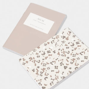 DUO NOTEBOOK  MUM LOVE WONDERFUL  Light Taupe / Off White