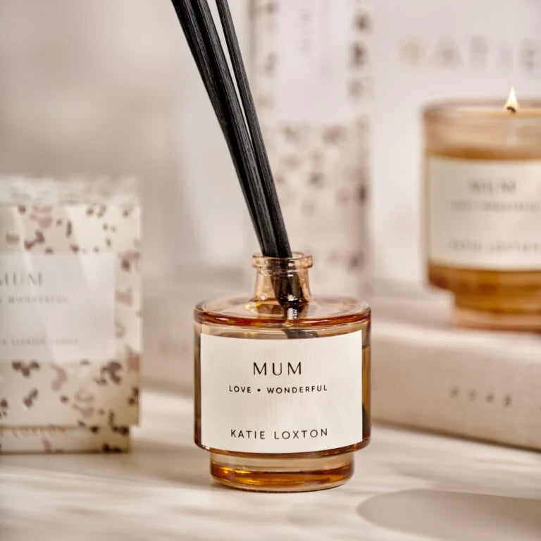 REED DIFFUSER  MUM (BLOSSOM PRINT)  Fresh Linen and White Lily