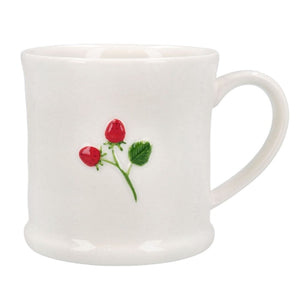 Stoneware Mini Mug 7cm - Strawberries