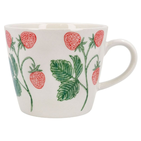 Stoneware Mug 8cm - Strawberries
