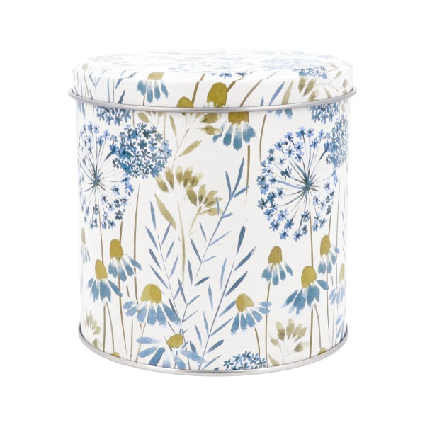 Chocolate Tin 10cm - Blue Meadow