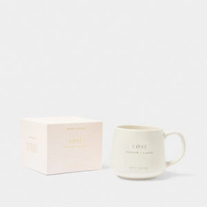 PORCELAIN MUG  LOVE  9cm x 11.5cm x 11.5cm