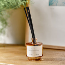 Load image into Gallery viewer, REED DIFFUSER  LOVE  Peach Rose and Sweet Mandarin  27.2cm x 7.2cm x 7.2cm
