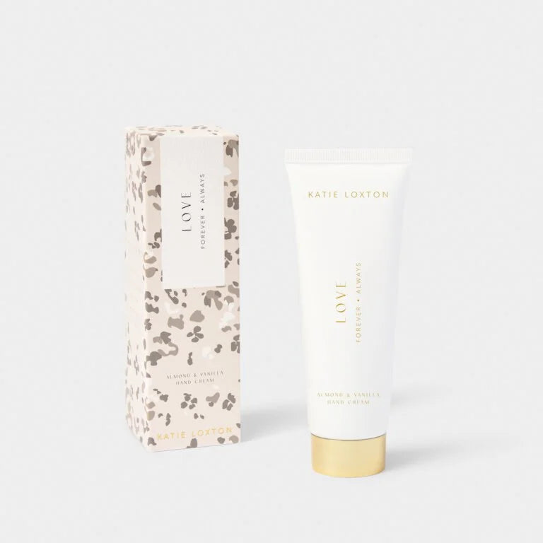 HAND CREAM  LOVE (BLOSSOM PRINT)  Sweet Almond and Vanilla Flower  75ml