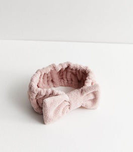 Cosmetic Bow Headband Pink