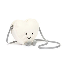 Load image into Gallery viewer, Amuseables Cream Heart Bag
