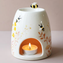 Load image into Gallery viewer, Terracotta Floral Wax Burner

