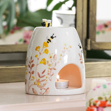 Load image into Gallery viewer, Terracotta Floral Wax Burner
