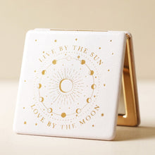 Load image into Gallery viewer, Live-by-the-Sun-Foiled-Compact-Mirror
