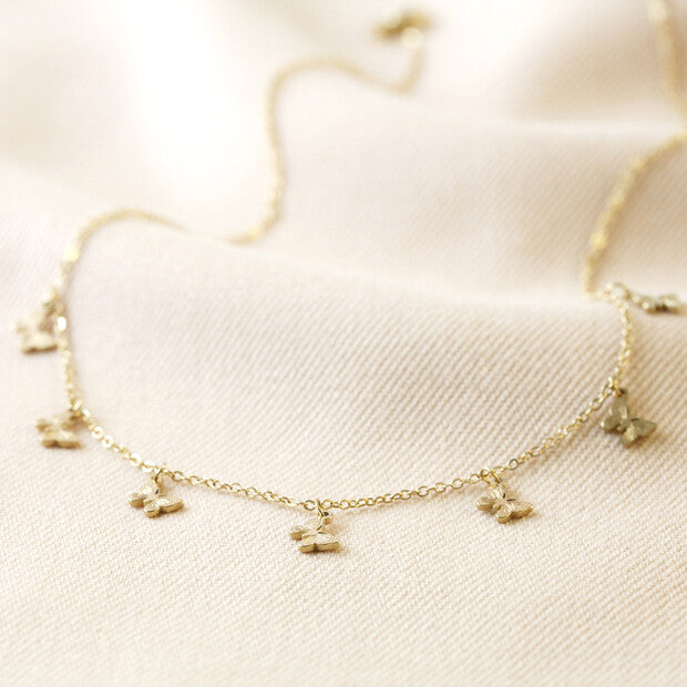 Gold-Plated-Butterfly-necklace-in-Stainless-steel