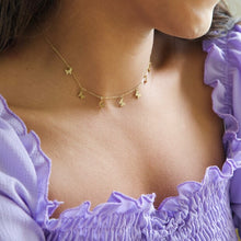 Load image into Gallery viewer, Gold-Plated-Butterfly-necklace-in-Stainless-steel
