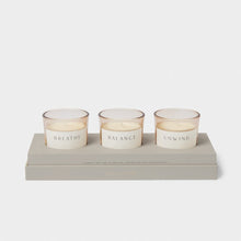 Load image into Gallery viewer, TRIO VOTIVE SET  BALANCE  7.8cm x 24.5cm x 9.3cm

