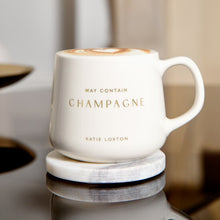 Load image into Gallery viewer, PORCELAIN MUG  MAY CONTAIN CHAMPAGNE  9cm x 11.5cm x 11.5cm
