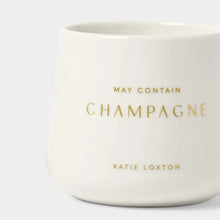 Load image into Gallery viewer, PORCELAIN MUG  MAY CONTAIN CHAMPAGNE  9cm x 11.5cm x 11.5cm
