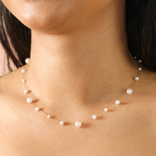 Load image into Gallery viewer, Stainless Steel Mixed Pearl Chain Bracelet in Gold
