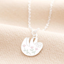 Load image into Gallery viewer, Sterling Silver Sloth Pendant Necklace
