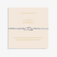 Load image into Gallery viewer, FOREVER YOURS GUARDIAN ANGEL Silver Bracelet 17.5cm stretch

