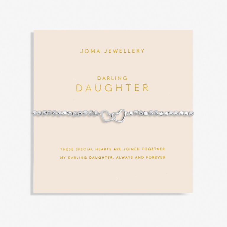 FOREVER YOURS DARLING DAUGHTER Silver Bracelet 17.5cm stretch