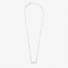 Load image into Gallery viewer, FOREVER YOURS NECKLACE FOREVER FRIENDSHIP Silver Plated Necklace 46cm + 5cm extender
