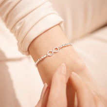 Load image into Gallery viewer, FOREVER YOURS YOU ARE ONE IN A MILLION Silver Bracelet 17.5cm stretch
