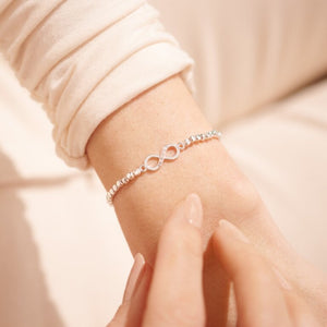 FOREVER YOURS YOU ARE ONE IN A MILLION Silver Bracelet 17.5cm stretch