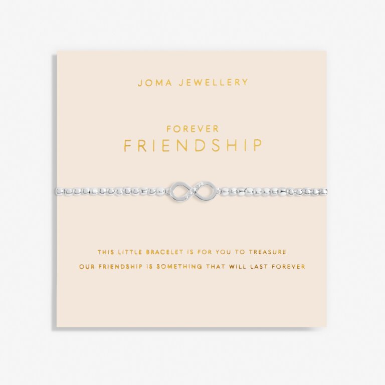 FOREVER YOURS YOU ARE ONE IN A MILLION Silver Bracelet 17.5cm stretch