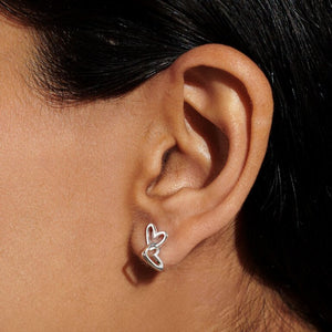 FOREVER YOURS EARRINGS HAPPY BIRTHDAY Silver Plated Earrings