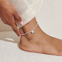 Load image into Gallery viewer, ANKLET PEARL Silver Plated Anklet 23cm stretch
