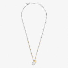 Load image into Gallery viewer, SO LOVED MUM Silver &amp; Gold Plated Necklace 46cm + 5cm extender
