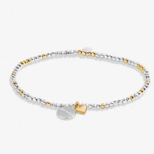 Load image into Gallery viewer, SO LOVED MUMMY Silver &amp; Gold Plated Bracelet 17.5cm stretch
