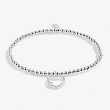 Load image into Gallery viewer, GRANDMOTHER A LITTLE WONDERFUL GRANDMA Silver Plated Bracelet 17.5cm stretch
