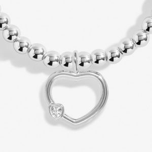 GRANDMOTHER A LITTLE WONDERFUL GRANDMA Silver Plated Bracelet 17.5cm stretch