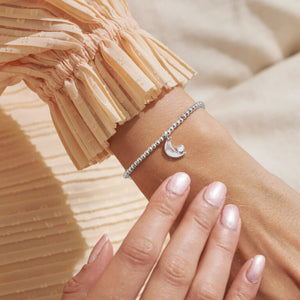 MOTHER'S DAY A LITTLE LOVE YOU TO THE MOON AND BACK MUM Silver Plated Bracelet 17.5cm stretc