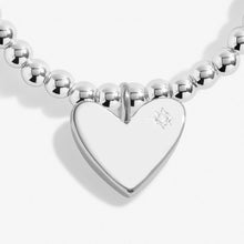 Load image into Gallery viewer, MOTHER&#39;S DAY A LITTLE LOVE YOU MUM Silver Plated Bracelet 17.5cm stretch
