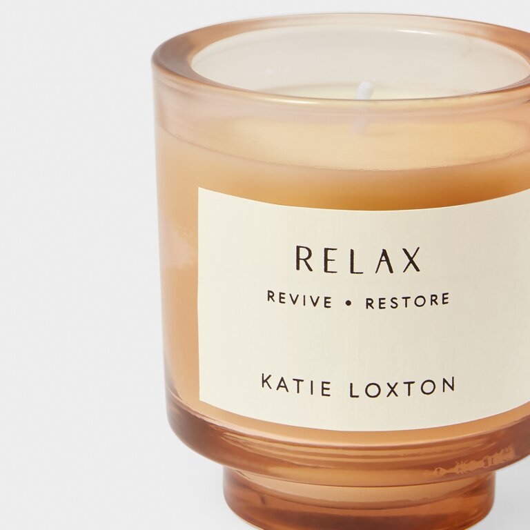 SENTIMENT CANDLE RELAX Fresh Linen and White Lily – Zebra Blush