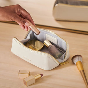 SMALL MAKE UP BAG Off White