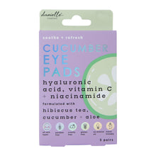 Load image into Gallery viewer, 5 Pair Cucumber Eye Pads with vitamin C hibiscus tea + aloe
