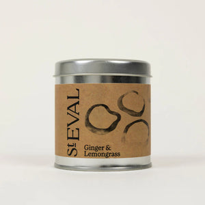 Ginger & Lemongrass Scented Tin Candle
