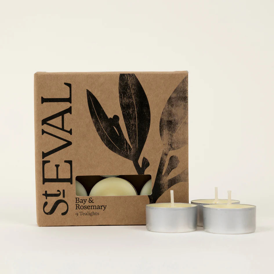 Bay & Rosemary T-lights- set of 9