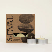 Load image into Gallery viewer, Tranquility Scented T-lights- set of 9
