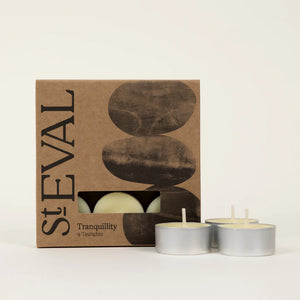 Tranquility Scented T-lights- set of 9