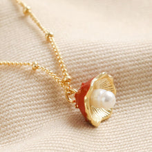 Load image into Gallery viewer, Enamel Toadstool Bracelet on Satellite Chain
