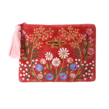 Load image into Gallery viewer, SALMON PINK WILD MEADOW PURSE
