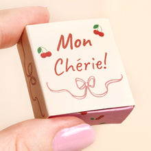 Load image into Gallery viewer, Tiny Matchbox Ceramic Cherry Token
