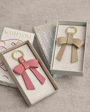 Load image into Gallery viewer, BOXED BOW KEYRING  YOU MAKE MY LIFE BOW-TIFUL Light Taupe  9.5cm x 7.3cm
