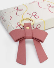 Load image into Gallery viewer, BOXED BOW KEYRING  YOU MAKE MY LIFE BOW-TIFUL Light Taupe  9.5cm x 7.3cm
