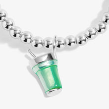 Load image into Gallery viewer, A LITTLE VIBES  MATCHA MADE IN HEAVEN  Silver Plated  Bracelet  17.5cm stretch
